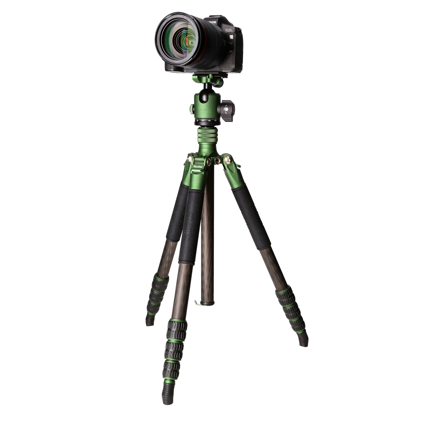 Rollei Stative Lion Rock Traveler M Green Edition - Carbon Stativ