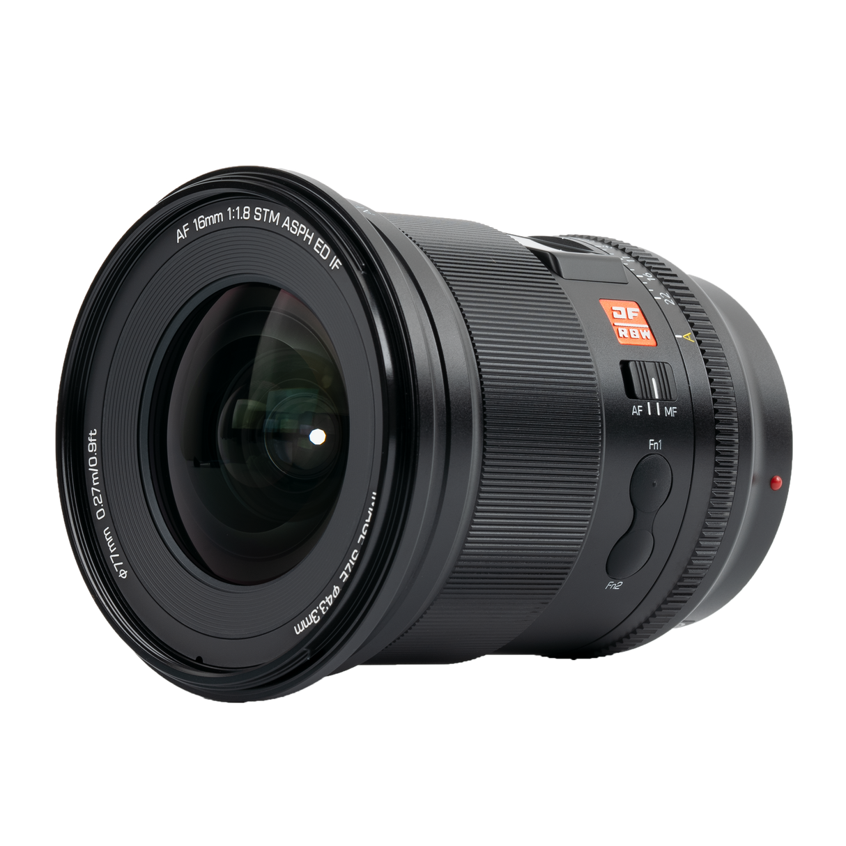 Lens AF 16mm F/1.8 FE with Sony E mount