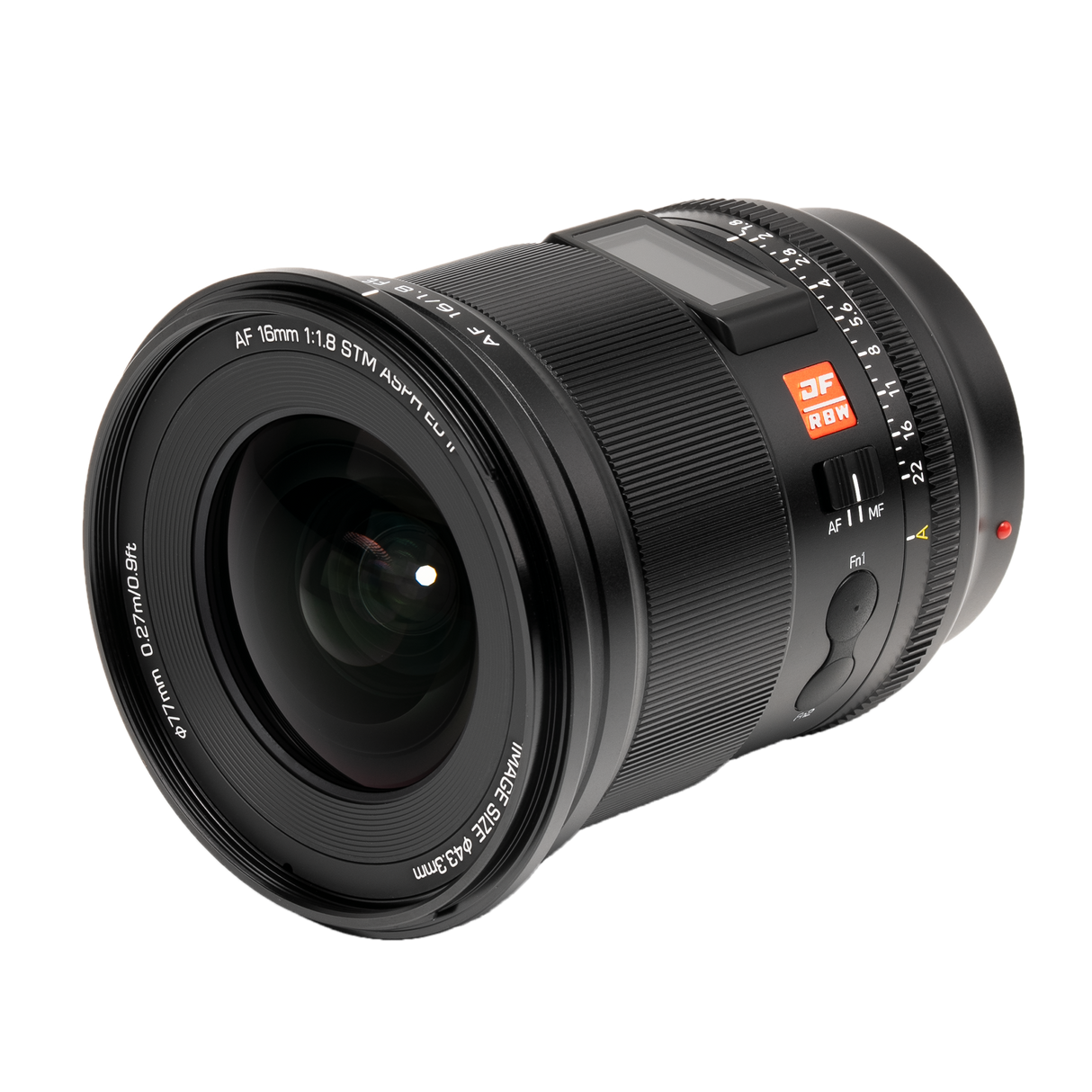 Lens AF 16mm F/1.8 FE with Sony E mount