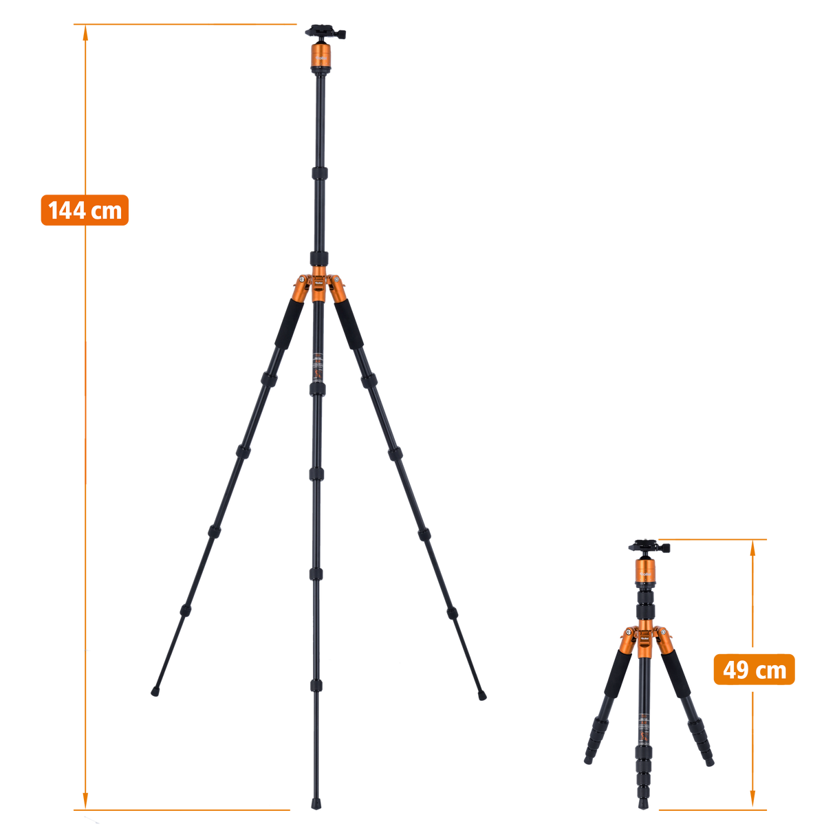 Compact Traveler No. 1 - aluminum tripod