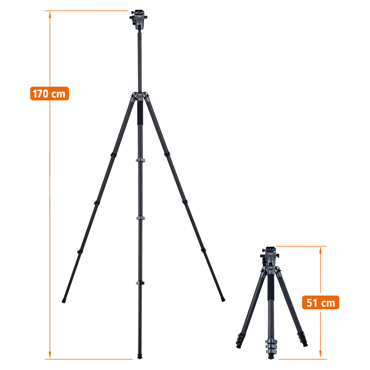 Easy Traveler XL carbon video tripod