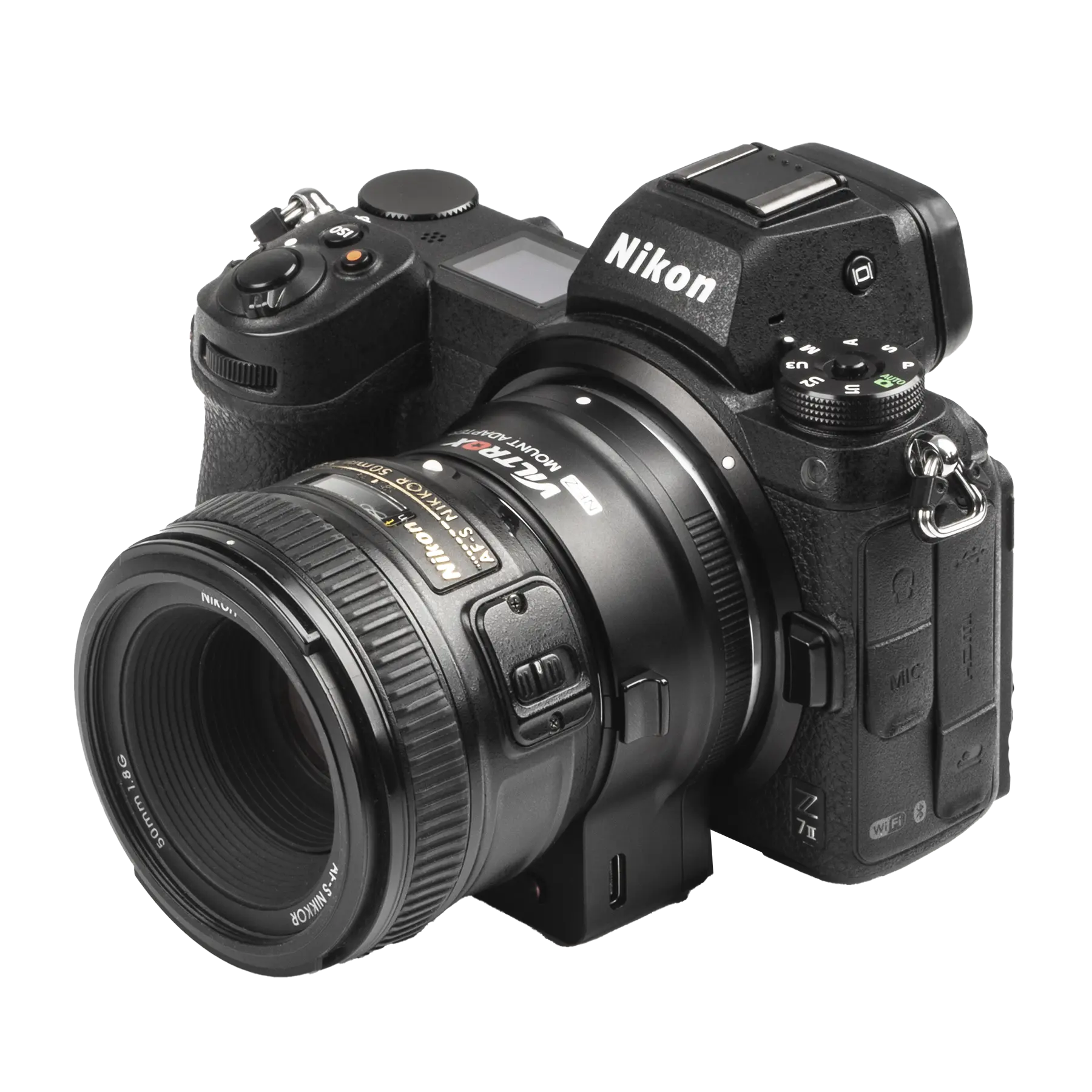 Rollei Objektiv Zubehör NF-Z Adapter für Nikon F-Objektive an Nikon-Z-Mount