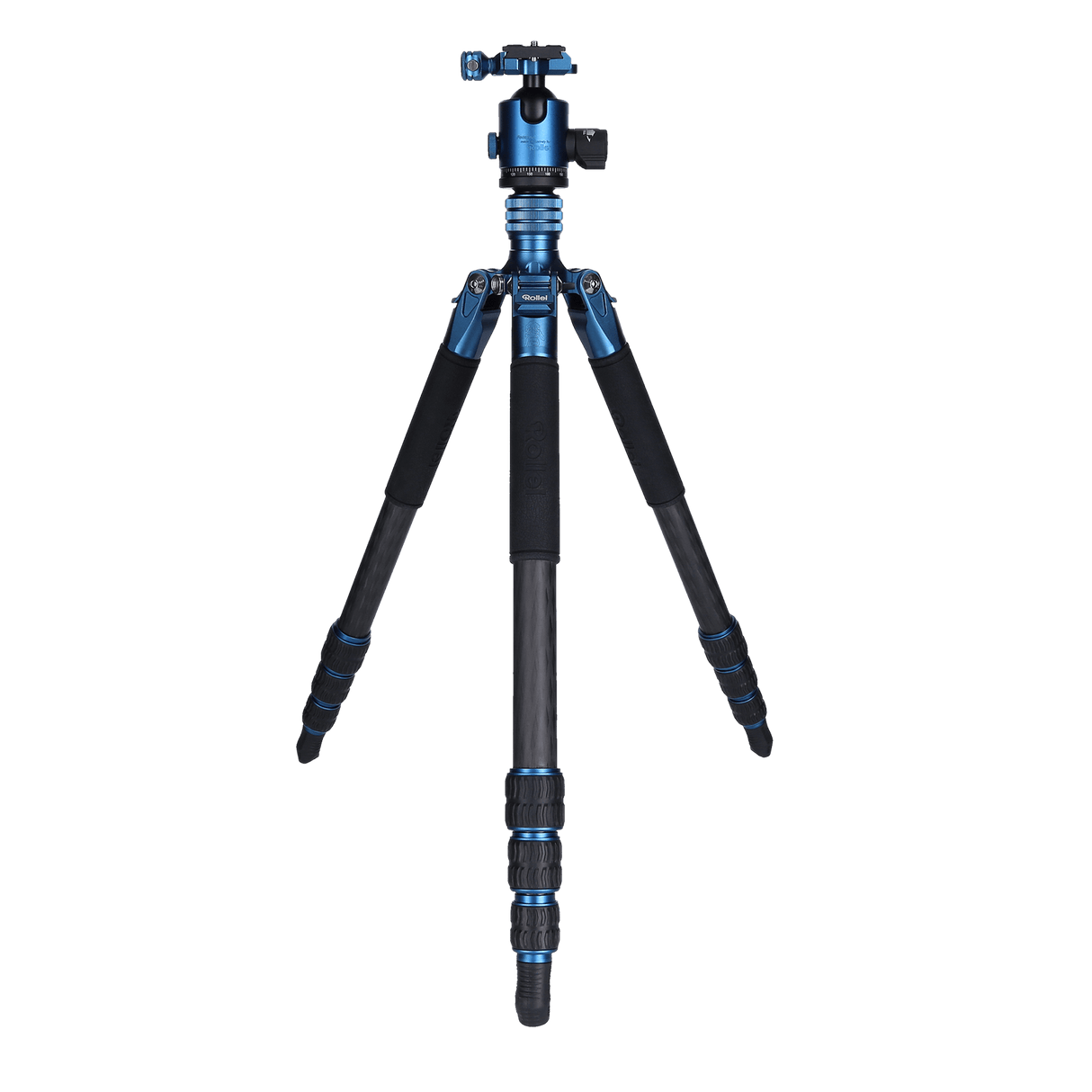 Rollei Stative Lion Rock Traveler L Blue Edition - Carbon Stativ